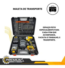 Carregar imagem no visualizador da galeria, Parafusadeira De Impacto 48v Profissional Nk-30029 Maleta 35 Peças