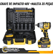 Carregar imagem no visualizador da galeria, Parafusadeira De Impacto 48v Profissional Nk-30029 Maleta 35 Peças
