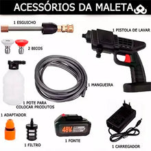 Carregar imagem no visualizador da galeria, Lavadora de Pressão Portátil Sem Fios + Mangueira de 5M de Brinde - PowerWash™