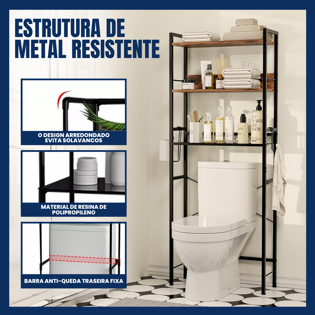 Organizador Multiuso 3 Prateleiras