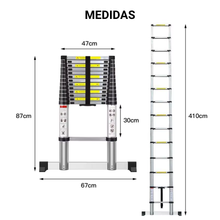 Carregar imagem no visualizador da galeria, Escada de Alumínio Extensível 4,10 Metros - Stalker - Preço de Fábrica
