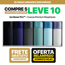 Carregar imagem no visualizador da galeria, Ice Boxer Pro - Cuecas Premium Respiráveis - (COMPRE 5, LEVE 10)
