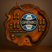 Carregar imagem no visualizador da galeria, Tábua Rústica do Grêmio + Kit Churrasqueiro
