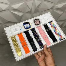 Carregar imagem no visualizador da galeria, Smartwatch 4G LITE | Aprova d'água - 7 Pulseiras + Fone - NFC
