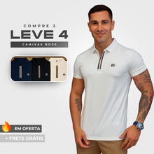 Carregar imagem no visualizador da galeria, |Compre 2 Leve 4| - Camisas Polo BOSS Ziper
