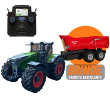 Carregar imagem no visualizador da galeria, Trator Fendt 1050 Vario RC + Brinde Carreta Basculante - QUEIMA DE ESTOQUE
