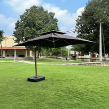 Carregar imagem no visualizador da galeria, Ombrelone Guarda Sol Gold Led Alumínio 3,0 x 3,0 C/ Base em 100 L
